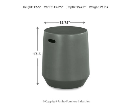 Kalmunds Gray Stool from Ashley - Luna Furniture