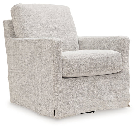 Nenana Next-Gen Nuvella Stone Swivel Glider Accent Chair from Ashley - Luna Furniture