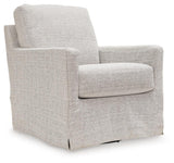 Nenana Next-Gen Nuvella Stone Swivel Glider Accent Chair from Ashley Furniture - Luna Furniture