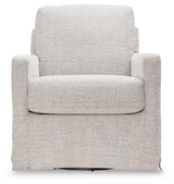 Nenana Next-Gen Nuvella Stone Swivel Glider Accent Chair from Ashley Furniture - Luna Furniture