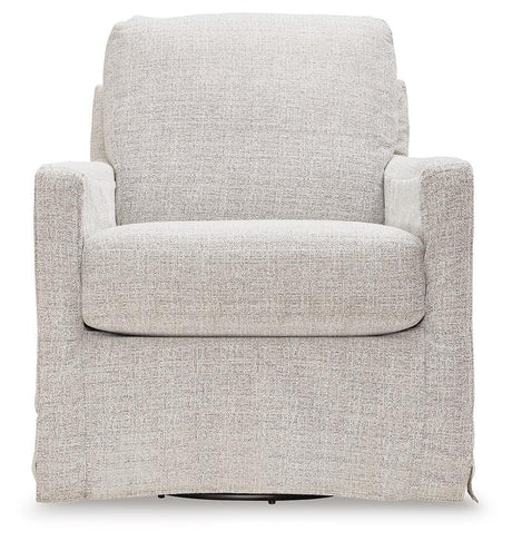 Nenana Next-Gen Nuvella Stone Swivel Glider Accent Chair from Ashley Furniture - Luna Furniture