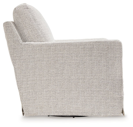 Nenana Next-Gen Nuvella Stone Swivel Glider Accent Chair from Ashley - Luna Furniture