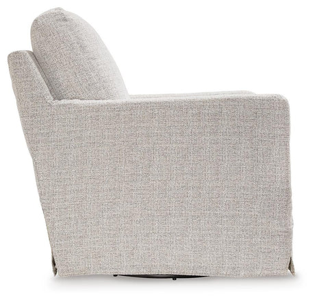 Nenana Next-Gen Nuvella Stone Swivel Glider Accent Chair from Ashley Furniture - Luna Furniture