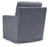 Nenana Next-Gen Nuvella Denim Swivel Glider Accent Chair from Ashley - Luna Furniture