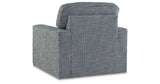 Olwenburg Denim Swivel Accent Chair from Ashley Furniture - Luna Furniture