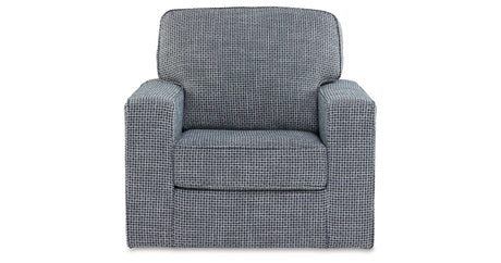 Olwenburg Denim Swivel Accent Chair from Ashley Furniture - Luna Furniture