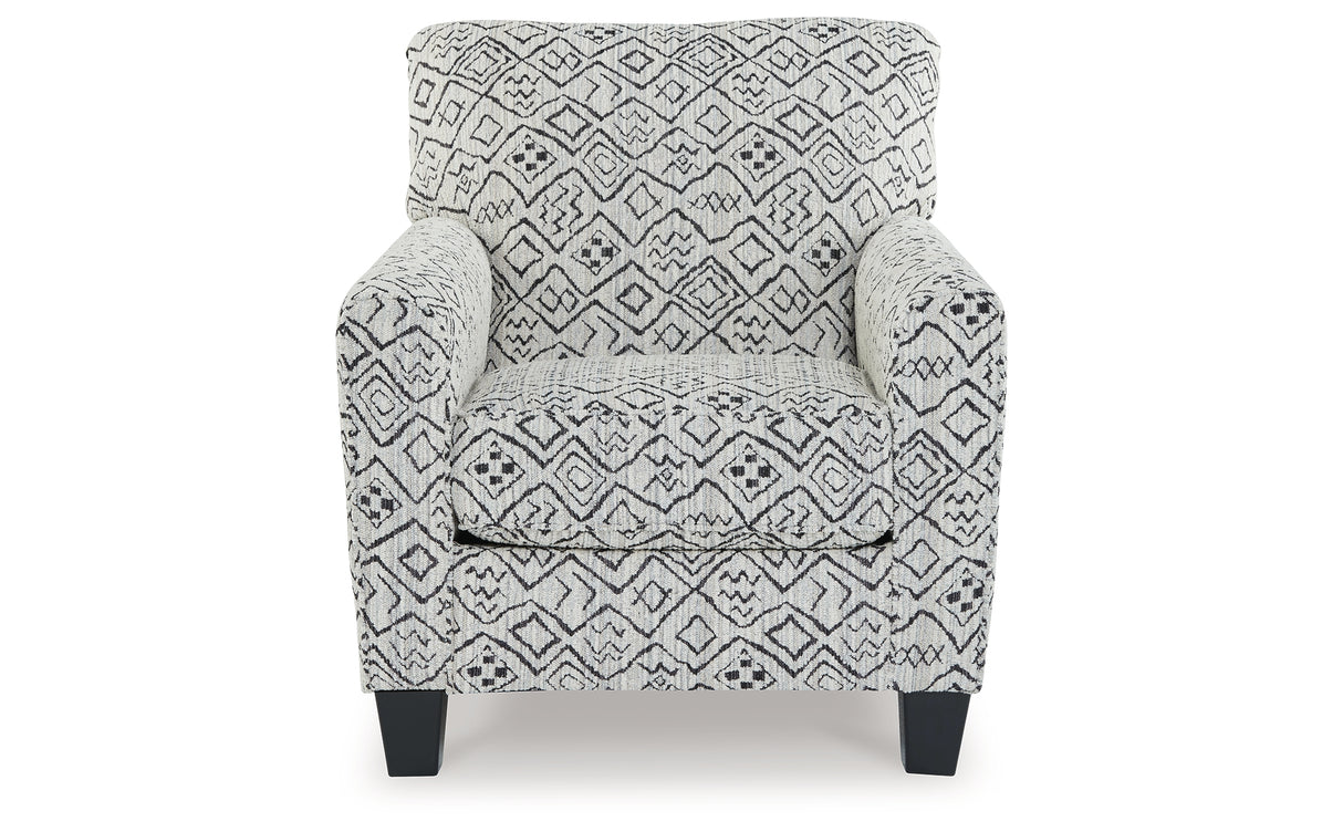Hayesdale Black/Cream Accent Chair from Ashley Furniture - Luna Furniture
