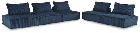 Bales Navy 5-Piece Modular Seating from Ashley Furniture - Luna Furniture