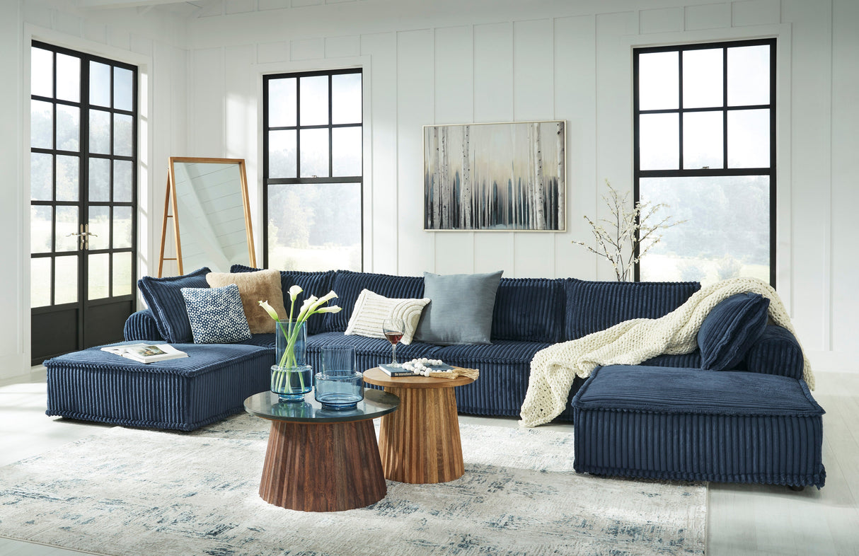 Bales Navy 6-Piece Modular Seating from Ashley - Luna Furniture