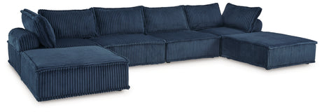 Bales Navy 6-Piece Modular Seating from Ashley Furniture - Luna Furniture
