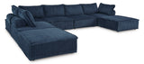 Bales Navy 7-Piece Modular Seating from Ashley - Luna Furniture