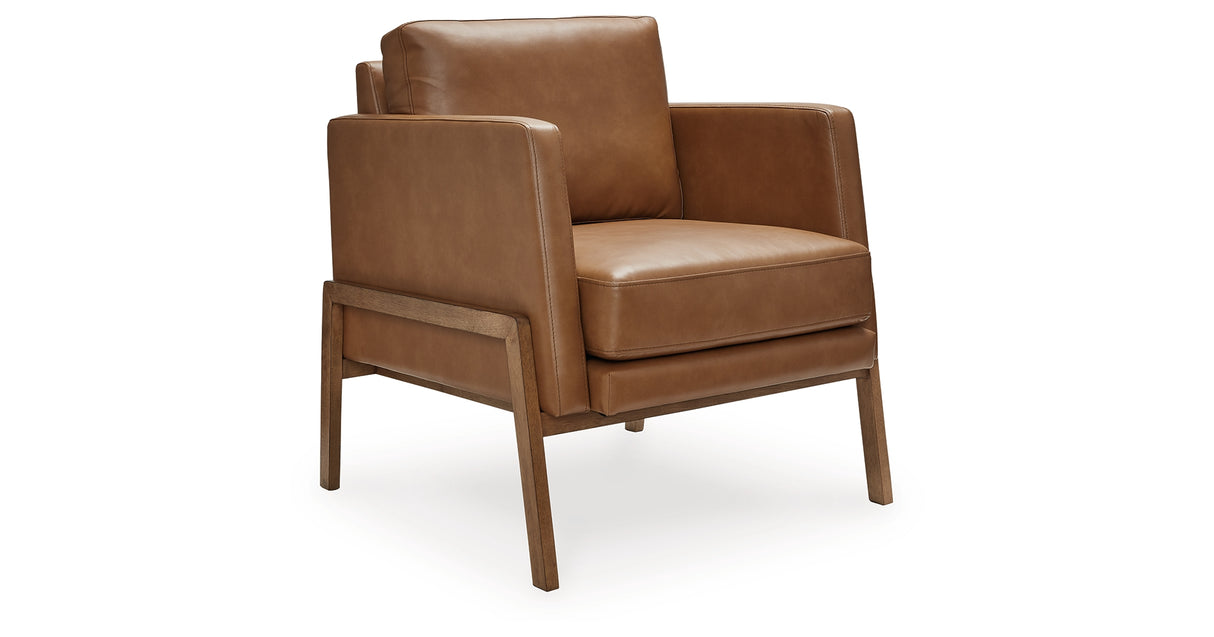 Numund Caramel Accent Chair from Ashley Furniture - Luna Furniture