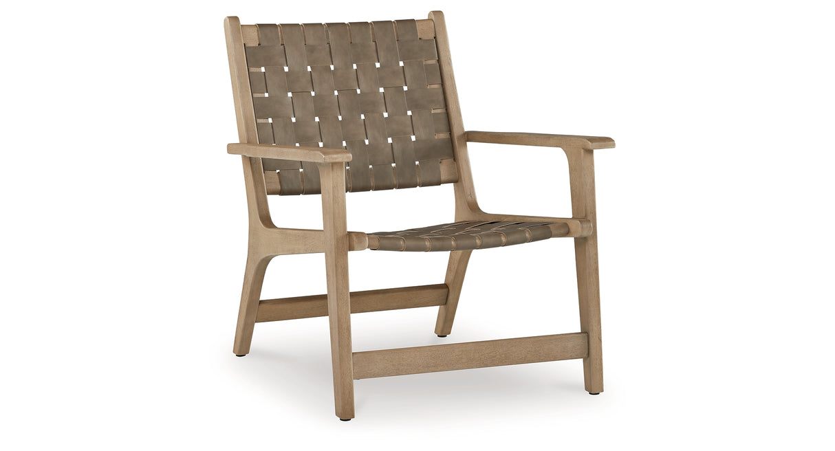 Jameset Taupe Accent Chair from Ashley Furniture - Luna Furniture