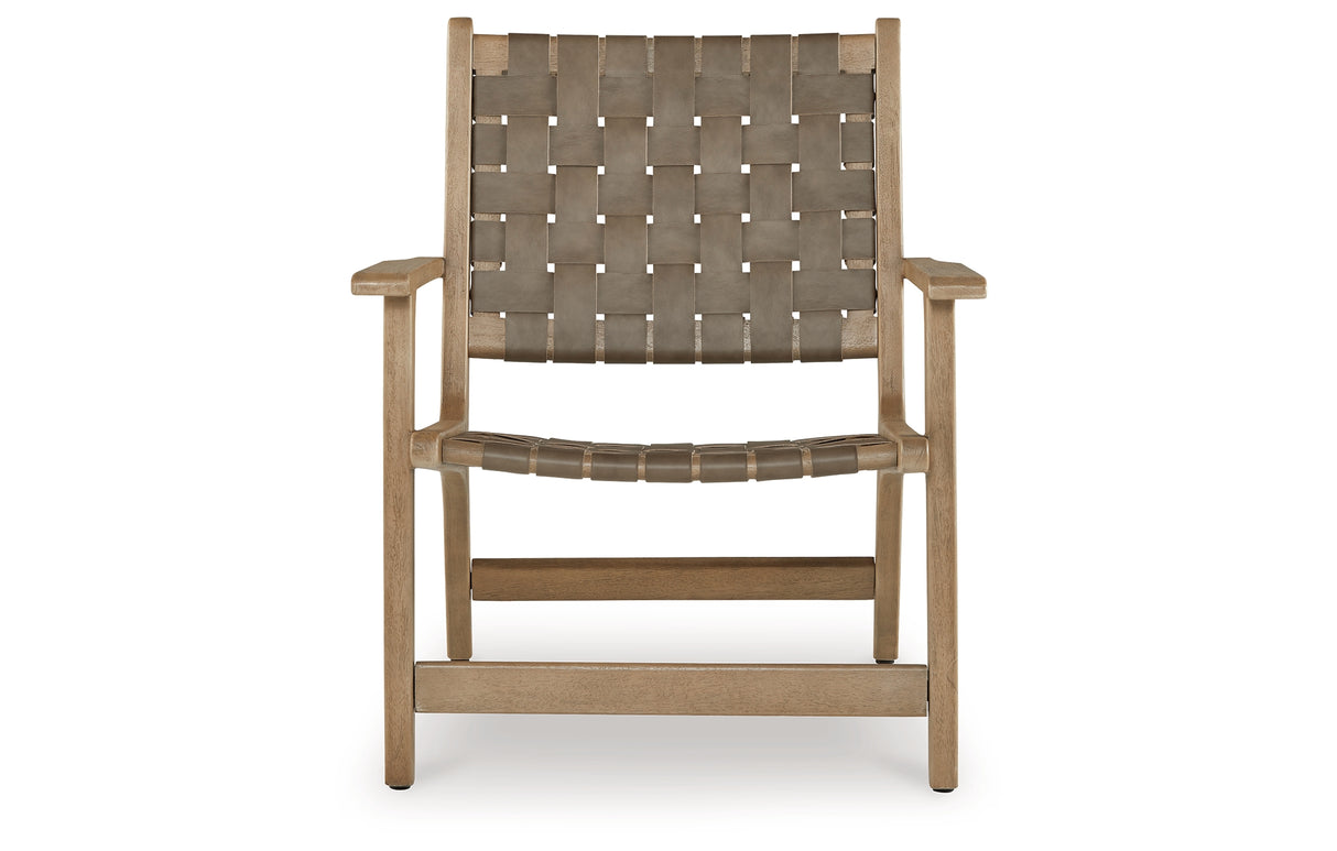 Jameset Taupe Accent Chair from Ashley Furniture - Luna Furniture