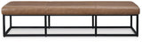 Joston Caramel Accent Bench from Ashley Furniture - Luna Furniture