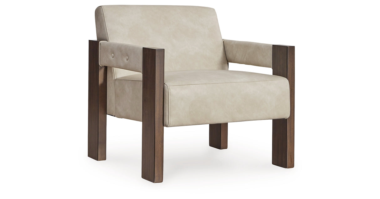 Adlanlock Bone Accent Chair from Ashley Furniture - Luna Furniture