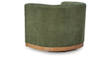 Jersonlow Forest Green Swivel Chair from Ashley Furniture - Luna Furniture