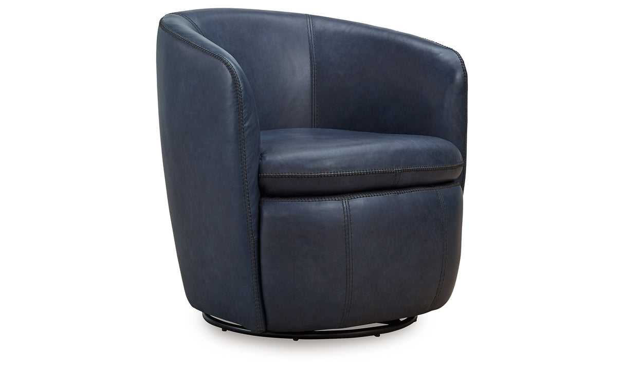 Kierreys Ocean Swivel Chair from Ashley Furniture - Luna Furniture