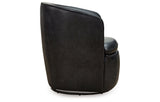 Kierreys Midnight Swivel Chair from Ashley Furniture - Luna Furniture
