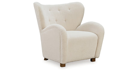 Larbell Ecru Accent Chair from Ashley Furniture - Luna Furniture