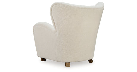 Larbell Ecru Accent Chair from Ashley Furniture - Luna Furniture