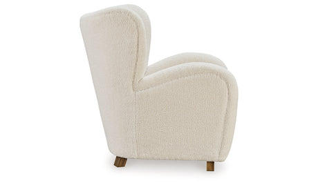 Larbell Ecru Accent Chair from Ashley Furniture - Luna Furniture