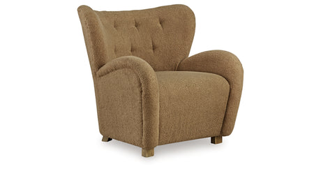 Larbell Camel Accent Chair from Ashley Furniture - Luna Furniture