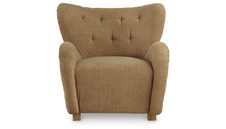 Larbell Camel Accent Chair from Ashley Furniture - Luna Furniture