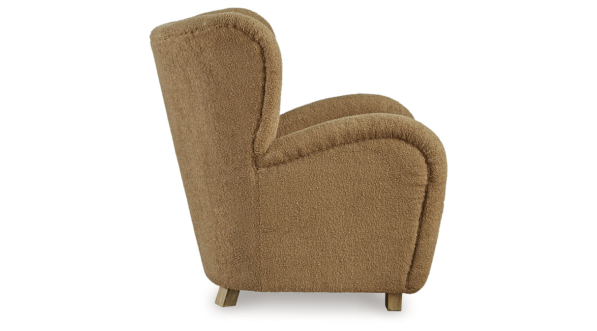 Larbell Camel Accent Chair from Ashley Furniture - Luna Furniture