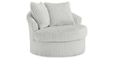 Gramwell Alloy Oversized Swivel Accent Chair from Ashley - Luna Furniture