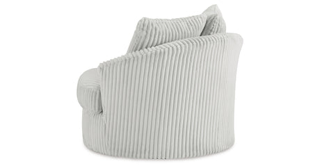Gramwell Alloy Oversized Swivel Accent Chair from Ashley Furniture - Luna Furniture
