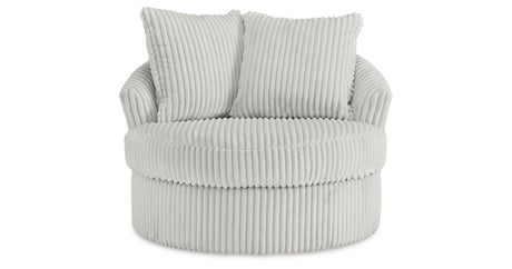 Gramwell Alloy Oversized Swivel Accent Chair from Ashley Furniture - Luna Furniture