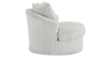 Gramwell Alloy Oversized Swivel Accent Chair from Ashley - Luna Furniture