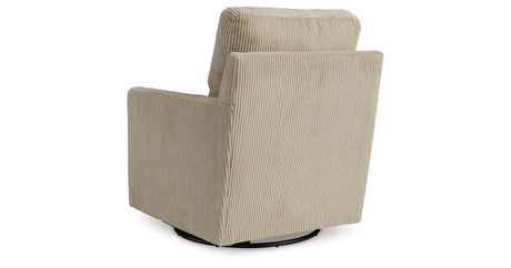 Icaman Sand Swivel Chair from Ashley Furniture - Luna Furniture