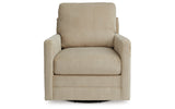 Icaman Sand Swivel Chair from Ashley Furniture - Luna Furniture