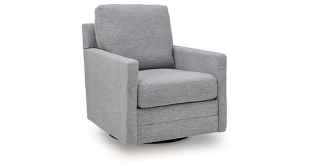 Freybourne Pewter Swivel Accent Chair from Ashley Furniture - Luna Furniture