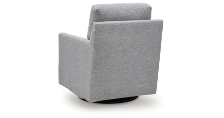 Freybourne Pewter Swivel Accent Chair from Ashley Furniture - Luna Furniture