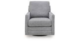 Freybourne Pewter Swivel Accent Chair from Ashley Furniture - Luna Furniture
