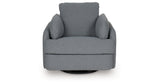 Alainmont Salt and Pepper Swivel Power Recliner from Ashley - Luna Furniture