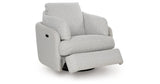 Alainmont Stone Swivel Power Recliner from Ashley - Luna Furniture
