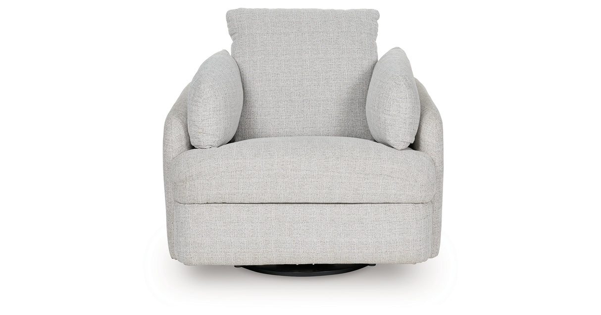 Alainmont Stone Swivel Power Recliner from Ashley - Luna Furniture