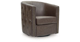 Brentlow Granite Swivel Accent Chair from Ashley Furniture - Luna Furniture