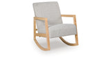 Wychworth Gray/Natural Accent Chair from Ashley Furniture - Luna Furniture