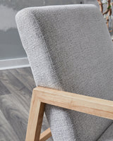 Wychworth Gray/Natural Accent Chair from Ashley Furniture - Luna Furniture