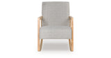 Wychworth Gray/Natural Accent Chair from Ashley Furniture - Luna Furniture