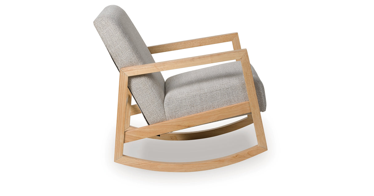 Wychworth Gray/Natural Accent Chair from Ashley Furniture - Luna Furniture
