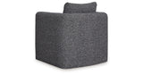 Vreni Charcoal/Black Accent Chair from Ashley - Luna Furniture