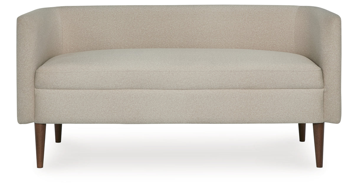 Wainner Beige Accent Bench from Ashley - Luna Furniture