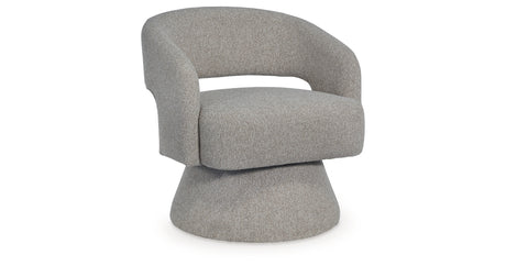 Nashkins Pebble Swivel Accent Chair from Ashley - Luna Furniture