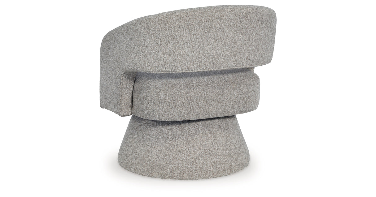 Nashkins Pebble Swivel Accent Chair from Ashley - Luna Furniture